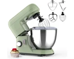 Multi Functional Kitchen Electric Mixer Food Dough Blender,Stand Tilt-Head,6-Speed Adjustable,1300W Electric Cake Mixer with Bowl, Beater Dough Hook, Whisk, Mixers