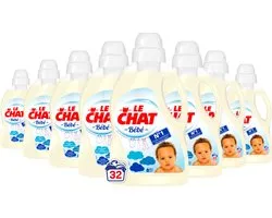 Le Chat lessive liquide bébé pack 8