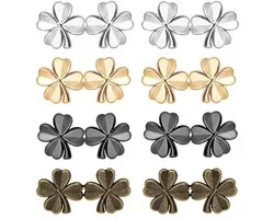 8 paar Broek Taille Tightener - Broekverkleiner - Verstelbare Taille Gesp Set Afneembare Knop Aanscherping Knop Richter Knoppen - Pins - Voor Broek Jeans Rokken Mouwen - Universeel - Herbruikbaar - One Size