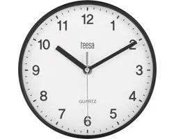 Teesa TSA0038B - Horloge murale - 20 cm - noir