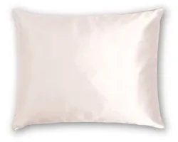 100% Zijden kussensloop | Ivoor | hotelsluiting | 19 Momme - Kussensloop | 50x60cm | 100% moerbei zijde | Dubbel gestikte naden aan de binnenkant - Satijn geweven zijden kussensloop - Silk Heaven - 50x60cm / Hotelsluiting
