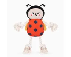 Hugsmart Lieveheersbeestje - Hondenspeelgoed pieper - Rood