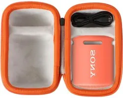 Travelopbergdoos voor Sony SRS-XB12, SRS-XB13 en SRS-XB100 Draagbare Bluetooth Speaker - Bescherming, Opbergruimte en Accessoires