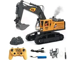 JMKA® graafmachine speelgoed - tractor speelgoed- graafmachine- tractor- bulldozer speelgoed- graafmachine speelgoed met afstandsbediening
