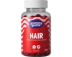 Yummygums • HAIR gummies • Suikervrij • Biotine haar vitamine met bamboe • 60 gummies