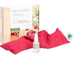 Kersepitje® Cervico Aromatics Eucalyptus - Langwerpig Kersenpitkussen - Incl. Aromaspray