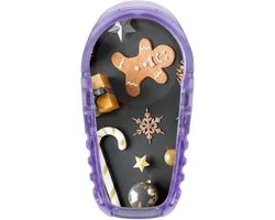 Sticker voor Dexcom G6 Sensor 2x Gouden Kerst myDili Diabetes