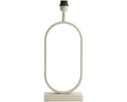Light & Living Tafellamp Jamiri 45cm - Crème (excl. kap)