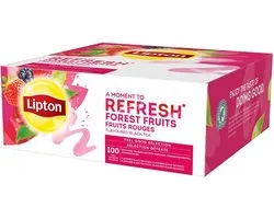 Lipton Feel Good Selection thé noir fruits des bois, coffret 12X100 sachets