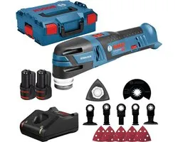 Bosch Professional GOP 12V-28 Accu multitool + accessoires 12V 3.0Ah in L-Boxx - 06018B5006