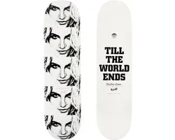 Welcome Skateboards x Britney Spears Till The World Ends Skateboard Deck 8.5" – White Dip