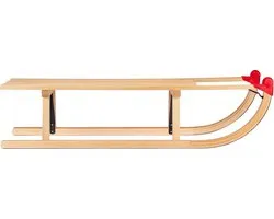 Nijdam Houten Slee Davos - Traditionele 100 cm Slede - Beukenhout