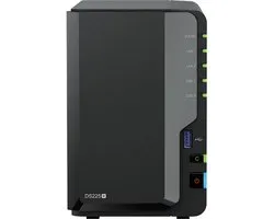 Synology DS225+ 2Bay 8TB NAS met 2x 4TB Synology Plus HDD