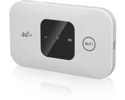 Golden crown - Draagbare Mini-Reis Wifi-Router - Mobiele 4G Router - 72 Uur Stand-By - Draadloos voor 10 Gebruikers - Ideaal voor Reizen en Thuiswerke