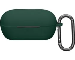 Étui pour écouteurs sans fil kwmobile - compatible avec Sony WF-C710N - Étui de protection Trendy vert foncé pour écouteurs sans fil