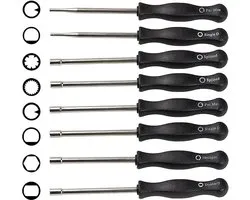 Jeu d'outils de réglage du carburateur Jeu de tournevis Convient pour tronçonneuse, coupe-bordures électriques, cultivateurs, désherbants, coupe-herbe, souffleurs de feuilles de marques telles que Craftsman, Stihl, Poulan, Ryobi et Husqvarna