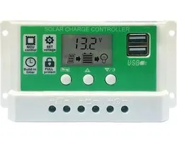 Régulateur de charge Solar PWM 20 ampères avec écran LCD