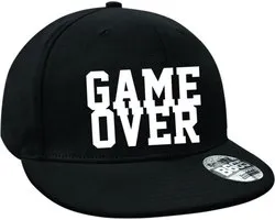 Original Game Over cap | Verstelbare snapback | Verstelbaar | Pet | Hoofddeksel | Retro stijl