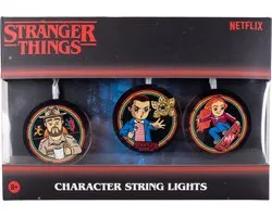 Stranger Things - lichtsnoer - met personages - 9 lampjes - 3,15 meter lang - USB-C