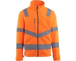 Arco Fleecejas Responsible - Hi-Vis Oranje maat 4XL