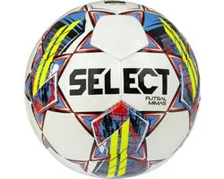 Select Futsal Mimas V22 Voetbal - Wit / Blauw | Maat: SZ. FUTSAL