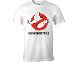 Ghostbusters - White Men's T-shirt - Ghost Logo - S