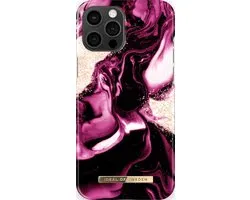 Ideal de Suède Fashion Case iPhone 12 Pro Max Golden Ruby Marble