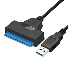 USB 3.0 naar SATA adapter - adapter kabel - voor SATA 2.5 inch HDD/SSD - Zwart - Provium