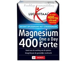 Lucovitaal Magnesium Citraat Poeder 400 mg 20 sachets