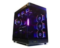 PC de jeu BitBull i7 14700K 20 Core – GeForce RTX 4080 SUPER – 360 ° refroidi par liquide – façade en maille Métal – 5,6 GHz TURBO – 2 To Samsung Pro 990 M2 SSD – 32 Go de RAM DDR5 RGB – WiFi 6E|Bluetooth 5.3 - Windows 11 Professionnel