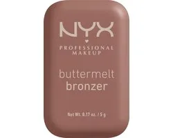 NYX Professional Makeup Buttermelt Bronzer Butta Biscuit Butter Poeder Bronzer - Bruin - 5gr