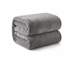 Fleece deken 230x200cm - Extra groot en super zacht - Plaid - Bank deken - Warm Dekentje voor Bank - Luft