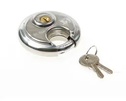 Cadenas Dulimex discus à clé identique 70 mm en acier inoxydable DX-HSD 0701B KA