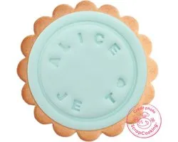 Stamp à biscuits ScrapCooking avec tampon personnalisable