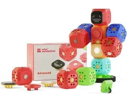Robo Wunderkind Advanced Kit - Uitbreidingsset voor Robo Wunderkind Education Kit - Programmeerbare educatieve robot en bouwset - STEM