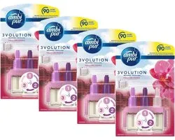 Ambi Pur Luchtverfrisser navulling 3Volution Thai Orchidee 4 x 20 ml