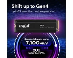 Crucial P310 4 TB M.2 PCI Express 4.0 NVMe