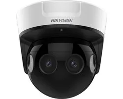 Hikvision® DS-2CD6924G0-IHS NFC 2.8mm 8 MP PanoVu Panoramic Network Camera - Multisensor - IP67/IK10 - Nightvision - Heater - Panorama Dome - 180° Horizontal FOV - Weather Proof - Built-in Heater + Smart Defog - DarkFighter