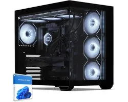 Sedatech Advanced Gaming PC Waterkoeling Elite • AMD Ryzen 7 7800X3D 8x 4.2GHz • Radeon RX 9060 XT • 32Gb DDR5 • 1Tb SSD M.2 • WiFi • Bluetooth, USB C • Windows 11 • Desktop computer