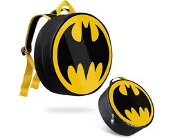 DC Comics Batman Backpack - School Bag and Lunch Bag