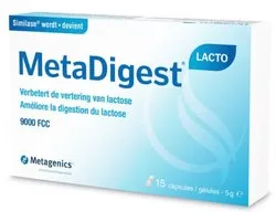 Metagenics MetaDigest Lacto - 15 capsules - Enzympreparaat