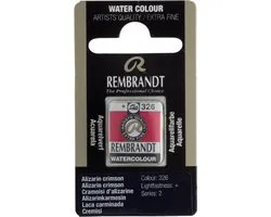 Rembrandt water colour napje Alizarin Crimson (326)