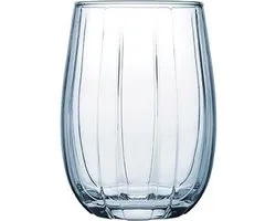 Pasabahce Linka - Verres à eau bleus - Lot de 3-380 ml