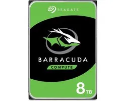 Seagate Barracuda - Interne harde schijf - Desktop HDD - 3.5 inch - 8 TB