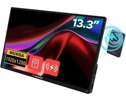 Écran portable Verbatim 13" WUXGA, tactile, IPS, Power 5000 mAh incluse
