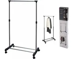 Storage Solutions Porte-vêtements Mobile - Avec roulettes - 80 x 42 x 165 cm