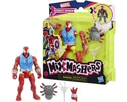 Hasbro Marvel Scarlet Spider actiefiguur MixMashers Spider-Man speelgoed.