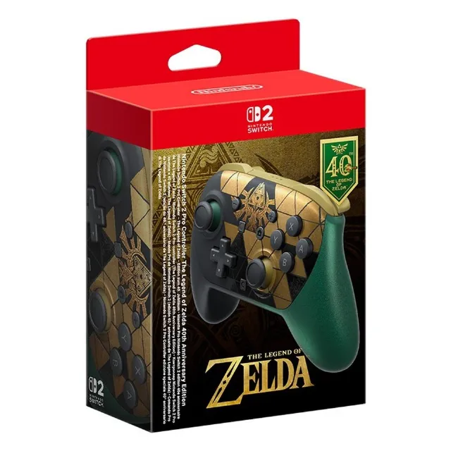 Nintendo Switch 2 Pro Controller The Legend of Zelda 40th (PREORDINE 29/10)✅