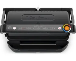 Tefal OptiGrill+ XL GC7278 Slimme Contactgrill - 9 automatische programma's - Gaarheidsindicator - Uitneembare Anti-aanbakplaten - Groot Grilloppervlak - Vet opvangbak - 2000W - Zwart