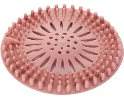 Larmes Happy | Bouchon de vidange en silicone | bouchon de vidange | Anti-drain de cheveux | anti-colmatage | Produit à déboucher | Pratique pour l'évier, la cuisine, la douche et dans la salle de bain| Crépine d'évier | Rose | Envoi gratuit